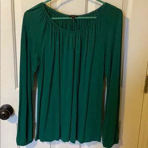 Talbots Green Blouse